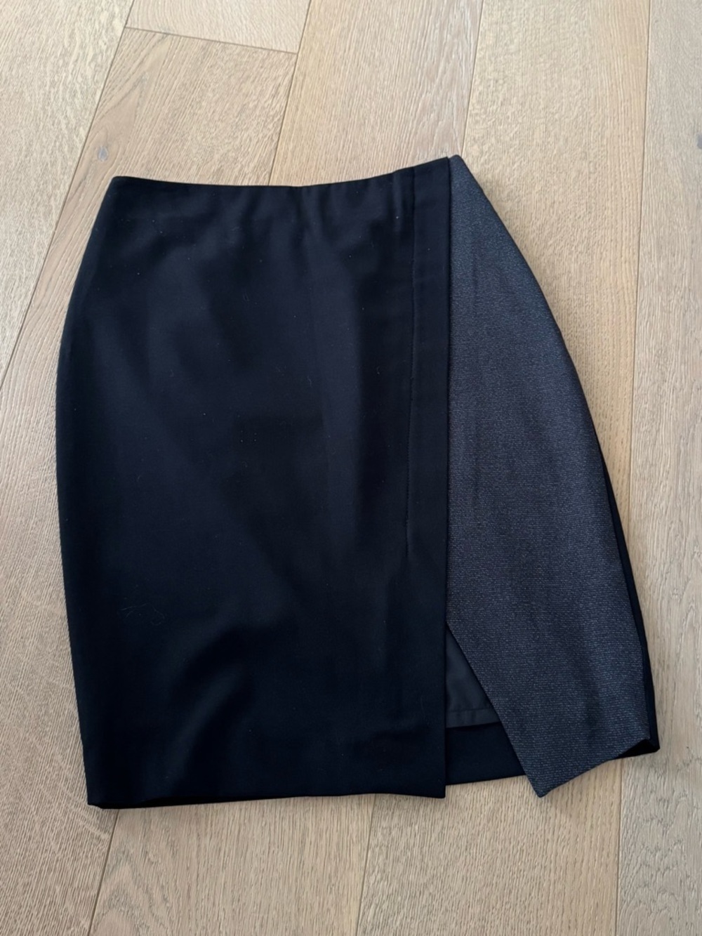 The Limited Mixed-Media Colorblock Pencil Skirt Size 0 NWT